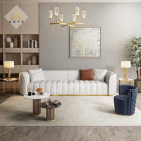 China Fabrik ganzen Verkauf günstigen Preis Wohnzimmer Möbel Liebe Sitz Sofa Italienisch gestaltete Sofa Mikro faser Leder Couch Sofa