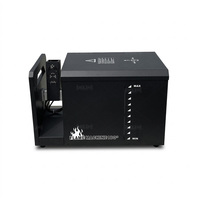 Mesin Sembur Api Bergerak IP65 untuk Luar Ruangan 6-8m DMX512, Penyembur Api Putar untuk Stadion, Konser & Pertunjukan Panggung