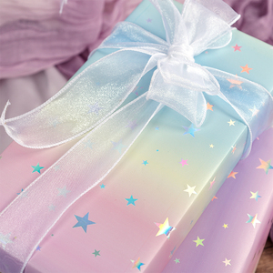 Papel de regalo al por mayor de fábrica 43*300 cm embalaje de papel de regalo de cumpleaños - Product Image 3