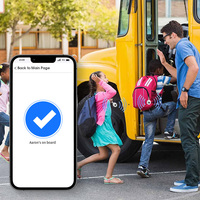 Balise iBeacon RTLS de petite taille et à faible coût pour le suivi des actifs, dispositif de suivi Bluetooth BLE, autocollant intelligent pour l'école