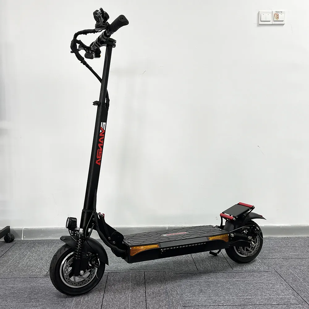 EMANBA 45km/h 13Ah 10 inch Off Road EU UK 4 shock absorb 2 wheel Electronic Scooter Electrique 48v electric scooter