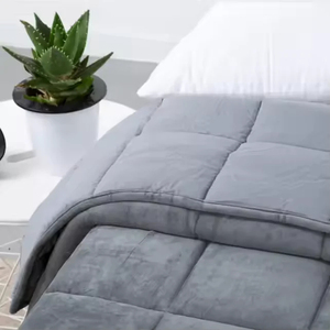 L'usine fournit des couvertures lourdes de haute qualité et des couvertures sensorielles en coton lourd personnalisées pour adultes atteints d'autisme. - Product Image 3