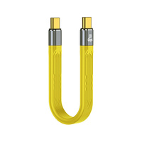 Kabel Data USB tipe-c 10Gbps, kabel Data USB tipe-c 10Gbps, kabel FPC pendek pengisian cepat QC4 5A untuk Laptop, Dok Power Bank ponsel