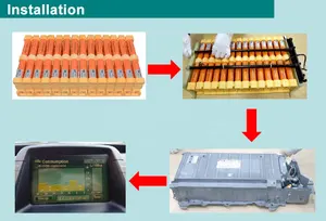 14.4v नई ऑटो सेल नी, महाराष्ट्र हाइब्रिड कार बैटरी सेल के लिए केमरी केमरी Xv40 2007-2011
