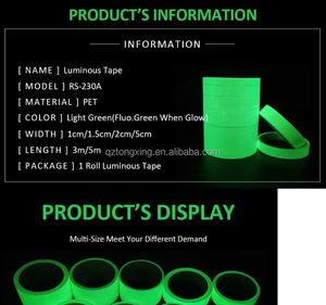 2-10hours self luminous waterproof and self adhesive night long glowing in the dark luminous <strong>vinyl</strong> film photoluminescent film - Product Image 5