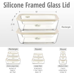 Nouveau récipient alimentaire en verre borosilicate haute résistance 2026 - Product Image 2