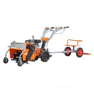Desbrozadora Naranja a Diésel con Motor de Transmisión por Engranajes y Sistema de Cuchillas Ajustables - Product Image 4