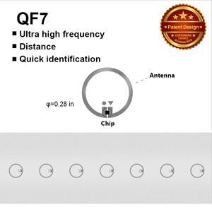 Etiquetas RFID UHF Getsmart de Alta Calidad, Chip Monza 4QT, Frecuencia Operativa 860-960MHz, Resistentes al Agua, para Control de Acceso en Comercios - Product Image 5
