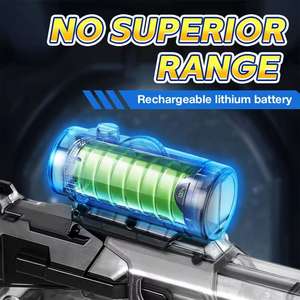 बर्फ माउस इलेक्ट्रिक पानी बंदूक बच्चों इलेक्ट्रिक स्वचालित पानी बंदूक प्लास्टिक यथार्थवादी खिलौने पानी बंदूक - Product Image 5