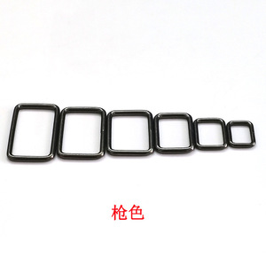 Anillo Rectangular Metálico con Hebilla Cuadrada Sin Costuras, Accesorio Duradero para Correas de Mochila - Product Image 3