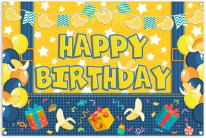 สุขสันต์วันเกิด ฉากหลังสีน้ำเงิน ตัวละครเกมโรบล็อกซ์ ฉากถ่ายภาพ ป้ายภาพถ่ายงานปาร์ตี้ ตกแต่ง ปรับแต่งได้ - Product Image 4