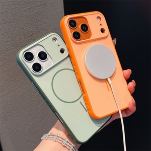 เคสโทรศัพท์มือถือแบบไร้สายแม่เหล็ก รุ่นปี 2025 ผิวสัมผัสนุ่ม สำหรับ iPhone 17 Pro Max Air 16 15 14 13 12 Plus ดีไซน์ใหม่ - Product Image 3
