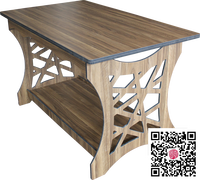 Plaque de table d'extérieur en résine tendinoïde, imperméable, ronde et rectangulaire, matière granulaire, hpl
