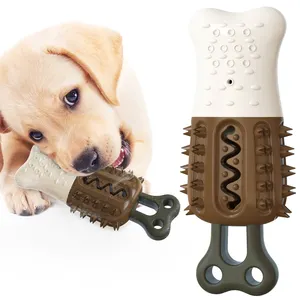New Product TPR Popsicle Shape Pet Chew Toy Dog Toothbrush Dog Molar Stick Summer Cooling Dog Supplies