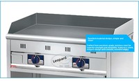 Four à frire commercial en acier inoxydable avec plaque de cuisson entièrement plate pour la cuisson rapide de viande, galettes et steaks, garantie 1 an, modèle