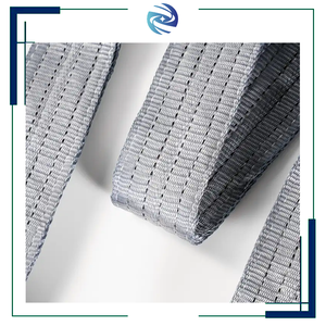Ce chứng nhận <span class=keywords><strong>4t</strong></span> 6m màu xám Polyester đôi vòng lặp <span class=keywords><strong>Webbing</strong></span> Sling <span class=keywords><strong>4t</strong></span> Công suất an toàn gian lận En1492-1 nâng dây đeo - Product Image 4