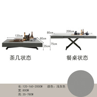 Table basse de luxe pliable et réglable en hauteur, dernière collection, pour immeuble de bureaux