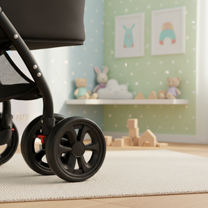 Cochecito plegable impermeable <span class=keywords><strong>para</strong></span> mascotas con 4 ruedas <span class=keywords><strong>para</strong></span> gatos y perros pequeños y medianos Cochecito <span class=keywords><strong>para</strong></span> perros - Product Image 5