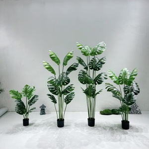 Directo de Fábrica, Planta Artificial Grande de 140 cm, Textura de Gel Verde, Tipo Árbol con Hojas de Tortuga, Decoración en Maceta, Material PE, Macetas de Plástico - Product Image 5