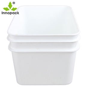 Cubo de Plástico Cuadrado/Rectangular con Asa, Logotipo y Color Personalizados, Capacidad de 20L - Product Image 3