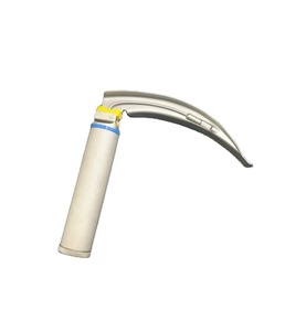 Yetişkin pediatrik yenidoğan ve bebek kullanımı için 5 farklı bıçaklı yeniden kullanılabilir paslanmaz çelik anestezi laringoskop kiti seti - Product Image 4