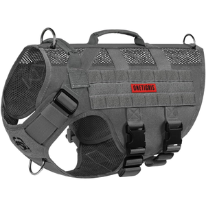 Free Sample Breathable Training Harness Factory Price Walking Front Clip Dog Vest Soft Padding Collars Leashes-100% Nylon - Product Image 1