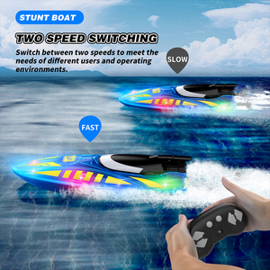 Nuevo Modelo 2026, Barco a Control Remoto Flytec V777 con Luces LED Deslumbrantes, Doble Dirección, 2 Velocidades, para Niños, Piscinas y Lagos, Juguete <span class=keywords><strong>de</strong></span> Regalo - Product Image 4
