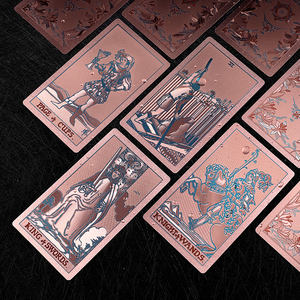 Custom Made Poker Tipo Gilt Bordi Personalizzati Tarocchi <span class=keywords><strong>Carte</strong></span> da gioco Deck - Product Image 6