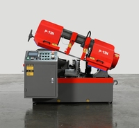 Machine de découpe horizontale automatique CNC de précision pour métaux, scie à ruban à refroidissement par eau, composants de base de l'engrenage mécanique, système de refroidissement