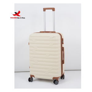 Manufacturer Wholesale OEM Lightweight ABS Suitcase Durable Trolley Luggage Bag <b>with</b> 360 Degree <b>Wheels</b> for Men Women - Product Image 1