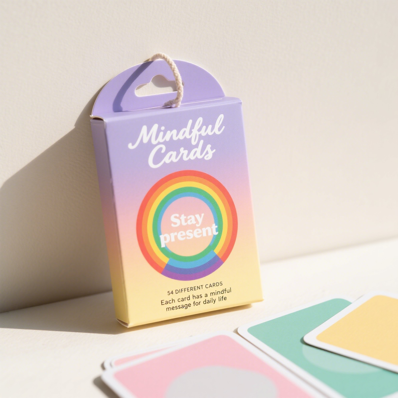 Jeu de cartes avec étui de rangement