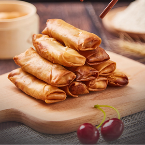 Rouleaux de printemps végétaliens Jiangnan fabriqués à la main: recette Huaiyang Tri-Threads, congelés authentiques - Product Image 3