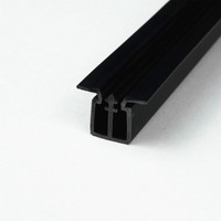 Rail de rideau double coulissant flexible en PVC pour fenêtre et porte, protection personnalisée