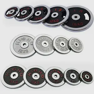 Snbo Sports Cast Iron Round Barbell Weight Plates Electroplating Plate