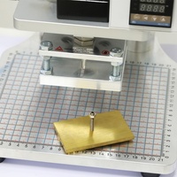 Nouvelle machine de gaufrage et de marquage à chaud pneumatique automatique Zhengfei, plaque chauffante 10x13cm, 220/110V, garantie 1 an