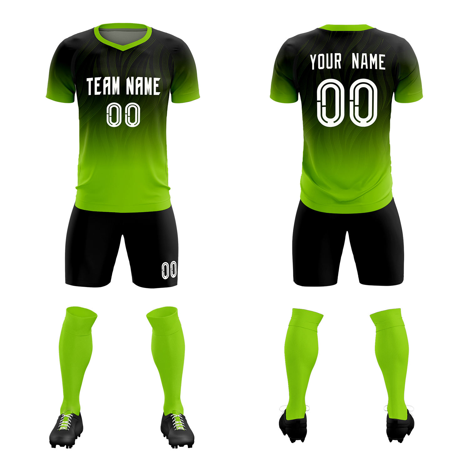 Noir &amp; Green-K01 clair