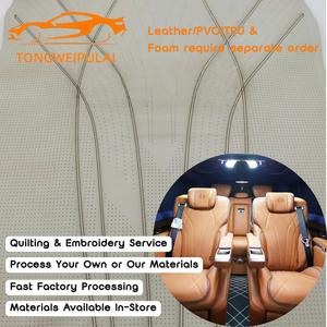 Fundas de Asiento de Coche y Tapetes de PVC Sintético Premium, Acolchados, Impermeables, Resistentes a la Abrasión, Multiusos, para Sillas de Exterior - Product Image 1