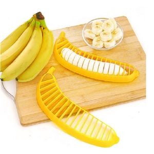 Taglierina per affettare patatine di Banana in plastica per utensili da cucina con tritatutto per insalata di frutta