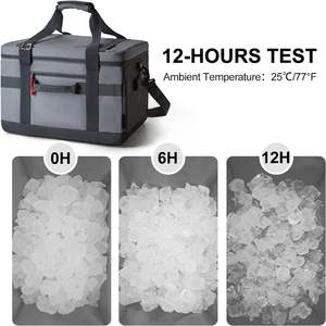 Mochila térmica para exteriores de gran capacidad, impermeable/aislada, con correa para el hombro, ideal para picnics/camping. - Product Image 6