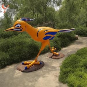 ประติมากรรมเรซิ่นรูปปั้นสัตว์ขนาดใหญ่รูปปั้นไก่โกรธแบบสั่งทำ - Product Image 3