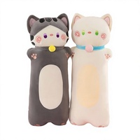 Oreiller de couchage en peluche pour chat en forme de cloche longue et créative, nouvelle arrivée, directement de l'usine, jouet de lit, coton PP, coussin en peluche en forme d'animal