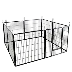 Pet cerca Surpresa Preço Quadrate Plastic Dog Cage/plástico Dog Crate/cão Casa Ao Ar Livre Grande Gaiola de Ferro Grande Metal Dog Cage Ken