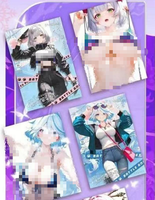 JR 40 Box Goddess Story Waifu CCG Card Anime Girl Swimsuit Bikini Butterfly Sea Dream Flower Collection Card Toys Hobbies Gift