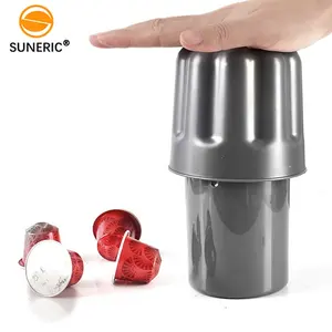 Capsules de <span class=keywords><strong>café</strong></span> en plastique ABS, 4 pièces, outil de recyclage, Capsules de <span class=keywords><strong>café</strong></span>, boîte à boutons sur pied en Aluminium - Product Image 5