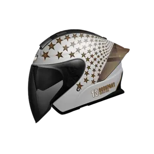 2023 nouveau Design de haute qualité coloré demi-visage casques de moto baseball à visage ouvert aventure personnalisée Offre Spéciale de gros