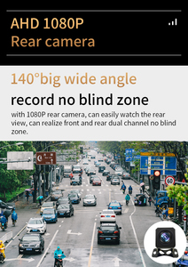 Boîte noire de <span class=keywords><strong>voiture</strong></span> à double objectif 1080P*2 avec vision nocturne, enregistrement en boucle et capteur G pour <span class=keywords><strong>voiture</strong></span>, compatible GoLook/WayCam - Product Image 2