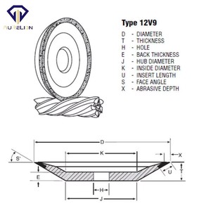 Disco <span class=keywords><strong>de</strong></span> Diamante <span class=keywords><strong>de</strong></span> Resina 12V9 para <span class=keywords><strong>Afilar</strong></span> Hojas <span class=keywords><strong>de</strong></span> Sierra <span class=keywords><strong>Circular</strong></span> <span class=keywords><strong>de</strong></span> Carburo, Rueda Afiladora <span class=keywords><strong>de</strong></span> Sierras - Product Image 6