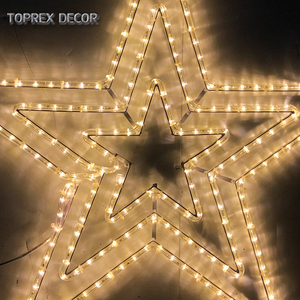 Étoiles de Noël décoratives extérieures lumières à led Vente en gros personnalisé Toprex Decor vacances - Product Image 6