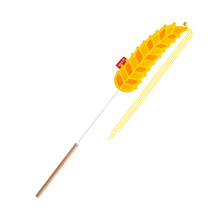 Varita interactiva original para gatos, nuevo producto primavera/verano, diseño de espiga de trigo, borla, cebolleta y campana, la más vendida. - Product Image 2