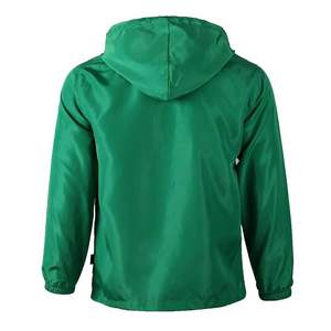 Personalizado multicolor impreso impermeable transpirable piel de oveja nailon pulóver chaqueta cortavientos de talla grande para hombres adultos al por mayor - Product Image 3